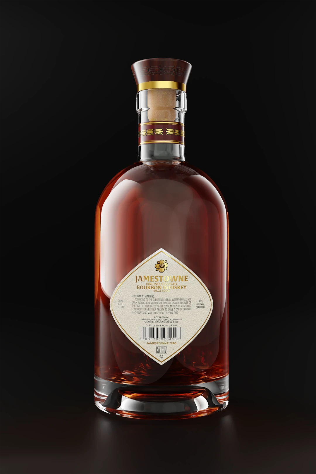 Jamestowne Virginia Straight Bourbon Whiskey - 250th Anniversary First Edition